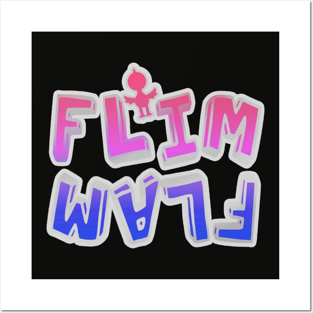 flim flam cute colors Wall Art by heromaskcat